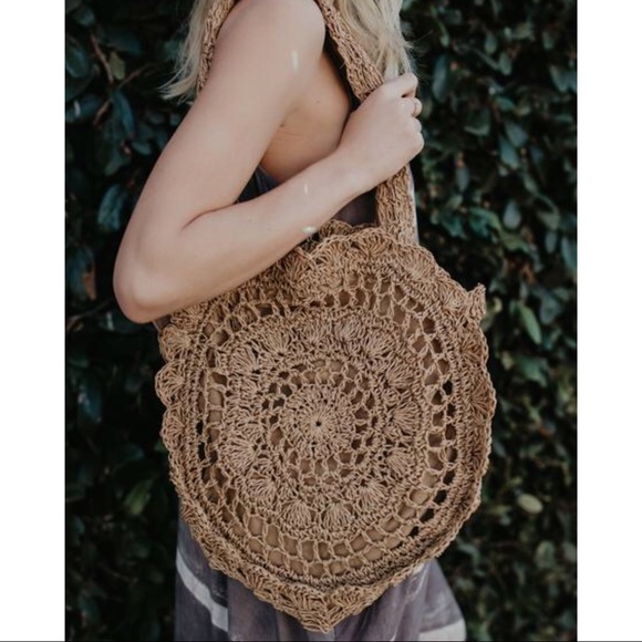 HENDRIX Raffia Festival Boho Tote Bag NEW - Picture 8 of 8